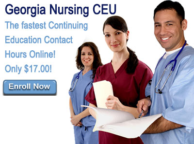 Georgia Nurseing CEs Enroll Now